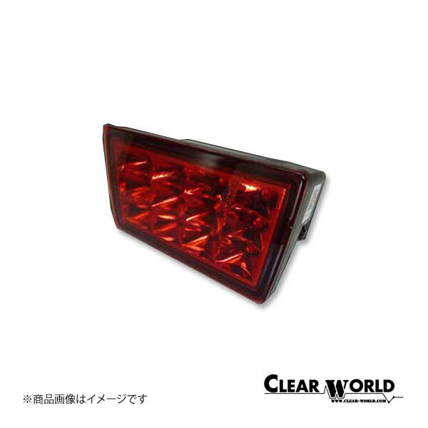 CLEAR WORLD/クリアワールド リアフォグランプ インプレッサ WRX-STI GVB/GVF フォグランプ レッドレンズ RFF-01