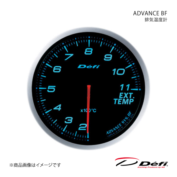 Defi デフィ ADVANCE BF/アドバンスビーエフ 排気温度計 Φ60 照明色:ブルー DF10603 :df10603 qq e f2 40s:車楽院