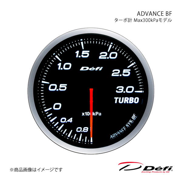 Defi デフィ ADVANCE BF/アドバンスビーエフ ターボ計 Max300kPaモデル Φ60 照明色:ホワイト DF14701 :df14701 qq e f2 14s:車楽院