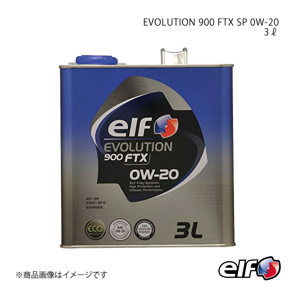 elf エルフ EVOLUTION 900 FTX SP 0W-20 3L×6｜syarakuin-shop