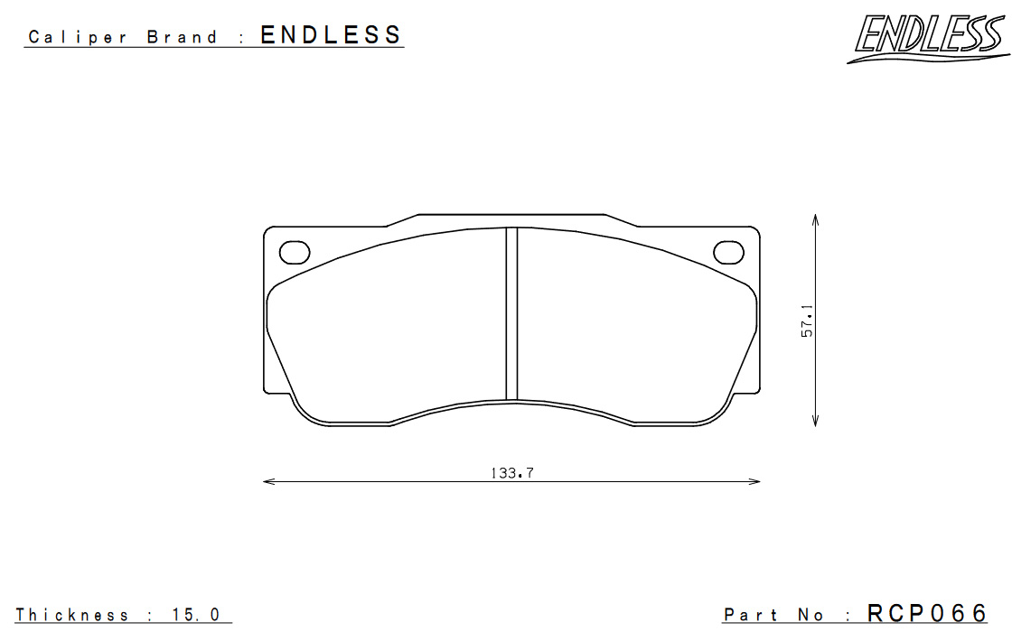 ENDLESS エンドレス ブレーキキット 4POT フロント インプレッサ GC8 MC後 ECZ4BGC8｜syarakuin-shop｜02