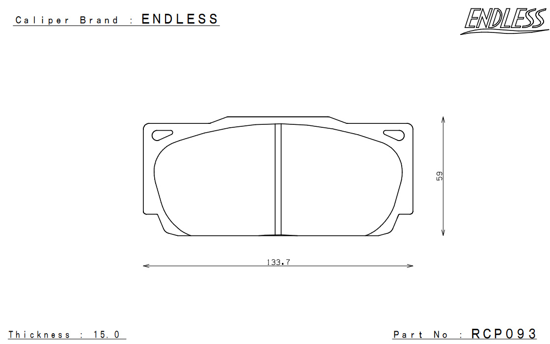 ENDLESS エンドレス ブレーキキット チビ6 フロント フェアレディZ Z33