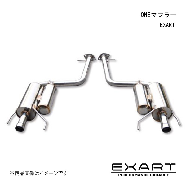 EXART/エクスアート ONEマフラー LS500 DBA VXFA50/3BA VXFA50 V35A FTS EA02 LX107 :exa qq e f2 i 9s:車楽院