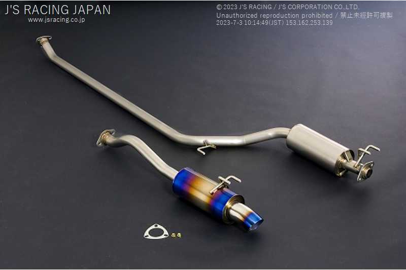 J'S RACING/ジェイズレーシング FX-PROフルチタンマフラー 50RS