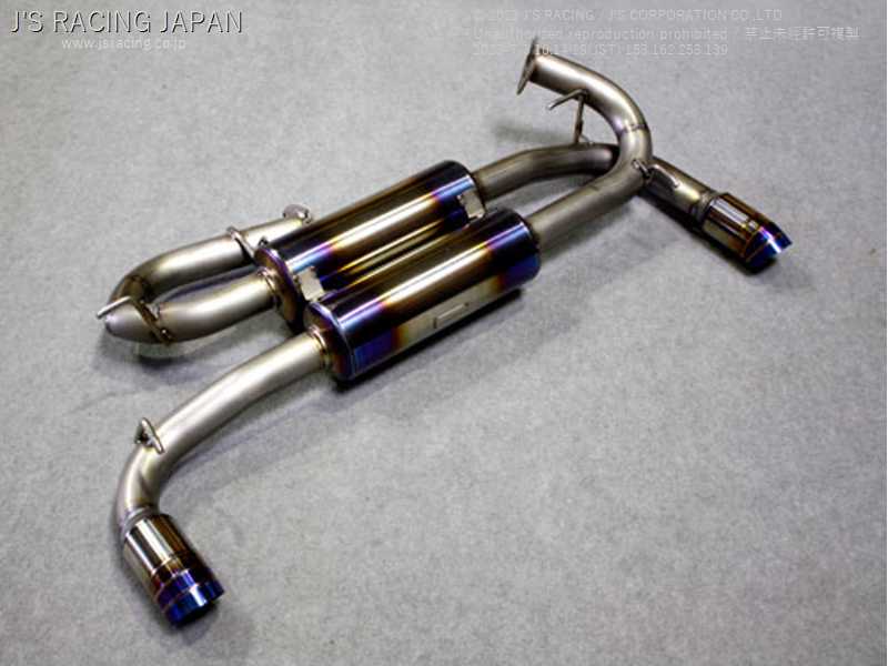 S2000 AP1/2 　j's racingフルチタンマフラー 60RS J'S RACING S2000 AP1/2 FX-PROフルチタンマフラー デュアル