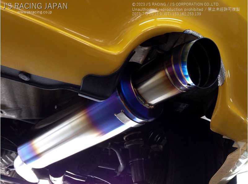 s2000 JSRACING 70RR マフラー本体 楽天市場】ジェイズ レーシング, S2000 FX-PROフルチタン