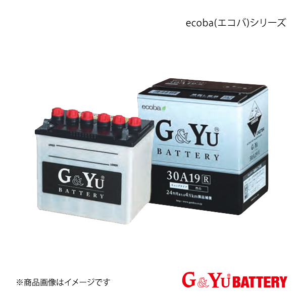 G&Yu BATTERY/G&Yuバッテリー ecobaシリーズ ボンゴフレンディ KD-SGLR 新車搭載:80D26L×2(寒冷地仕様) 品番:ecb-90D26L×2×2｜syarakuin-shop