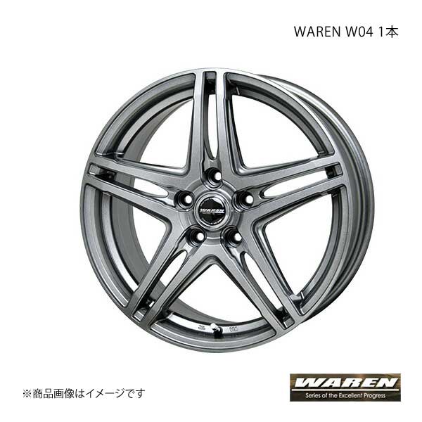 WAREN/ヴァーレン W04 ホイール 1本 クルーガー ACU20W 【 225/60R17 7.0J P.C.D114.3 5穴 INSET 38 ダークシルバー (DS) 】｜syarakuin-shop