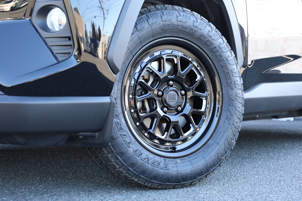 BARKLEY HARDROCK HURON ホイール 1本【16×7.0J 5-114.3 INSET38 グロスブラック・マシニング】HOT STUFFの画像