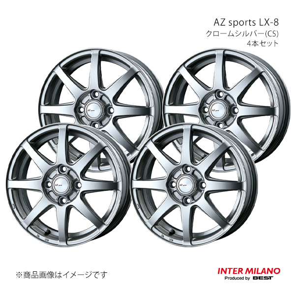 インターミラノ AZ sports LX-8 ホイール 4本セット ピクシス ジョイC
