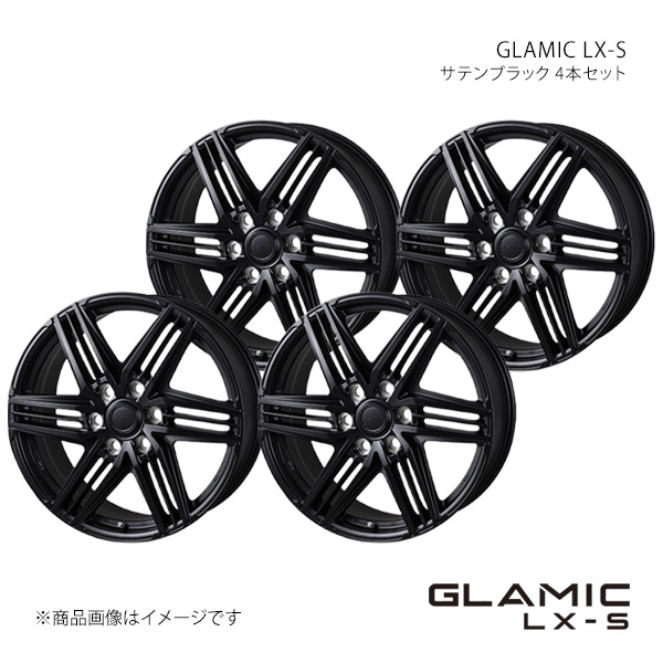 GLAMIC LX-S ランドクルーザー 250 GDJ250W/TRJ250W 2024/4〜 アルミホイール4本セット【18×8J 6-139.7 +55 サテンブラック 平座】