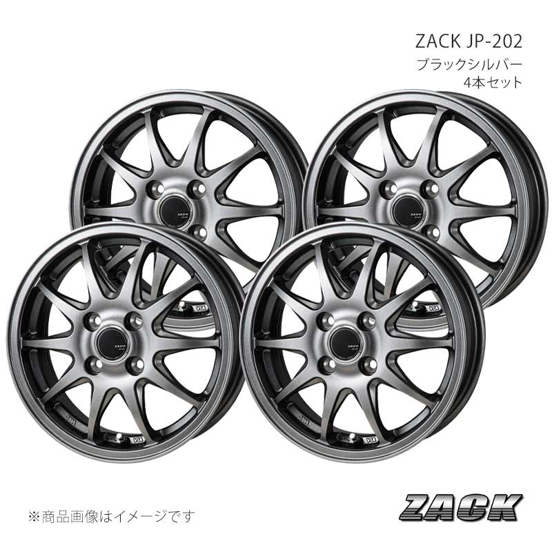 ZACK JP-202 スペーシア ギア MK53S アルミホイール4本セット【15×4.5J