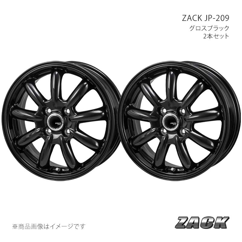 ZACK JP-209 スペーシア MK32S アルミホイール2本セット【13×4.00B 4