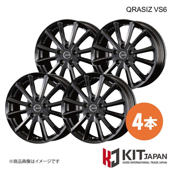 【Shota】ブリザック　クレイシズ　ホイールセット クレイシズ VS6 ホイール 4本【16×6.0J 4-100 INSET50 GBK】KIT JAPAN