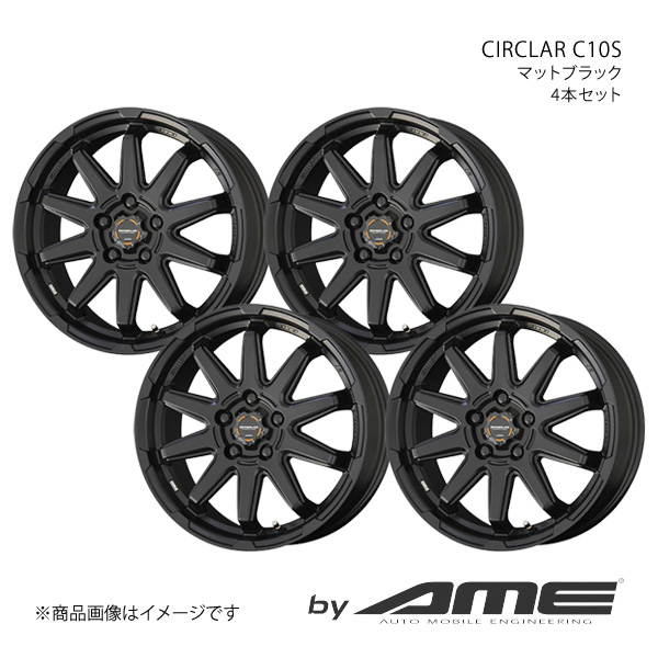 CIRCKAR C10S アルミホイール 4本セット スイフト Z#72S(2010/9〜2016/12)【16×6.0J 4 100 +40 マットブラック】 共豊 :kyh qq e f2 h 21522s:車楽院