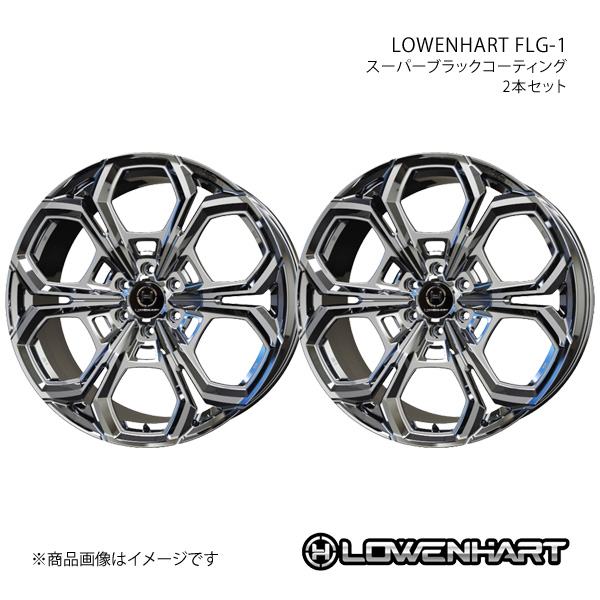 LOWENHART FLG 1 アルミホイール2本セット LX VJA310W(2022/1〜)【24×10.0J 6 139.7 +50 スーパーブラックコーティング】 共豊 : kyh qq e f2 h 9789s : 車楽院