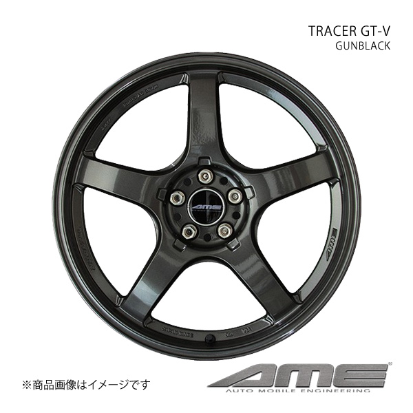 TRACER GT-V アルミホイール1本 インサイト ZE4(2018/12〜2022/12)【18×8.5J 5-114.3 +45 ガンブラック】 共豊｜syarakuin-shop