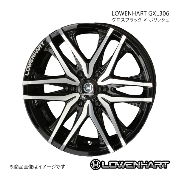 LOWENHART GXL306 アルミホイール1本 ハイラックス GUN125(2017/9〜)【20×8.5J 6 139.7 +20 グロスブラックポリッシュ】 共豊 : kyh qq e f2 h 163s : 車楽院