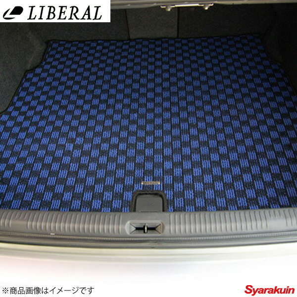 LIBERAL/リベラル トランクマット ブルー×ブラック スバル/SUBARU インプレッサG4 GJ2/GJ3/GJ6/GJ7 -｜syarakuin-shop