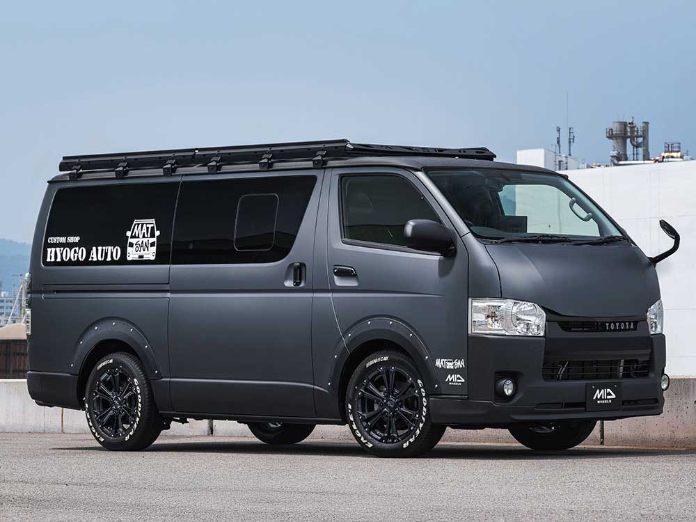 NITRO POWER/JAVELIN FJクルーザー GSJ15W アルミホイール1本【17×8.0J 6-139.7 INSET20 SBK】の画像