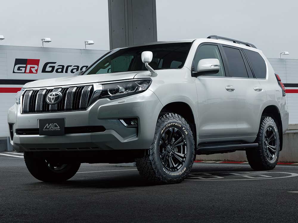NITRO POWER/JAVELIN FJクルーザー GSJ15W アルミホイール1本【17×8.0J 6-139.7 INSET20 SBK】の画像