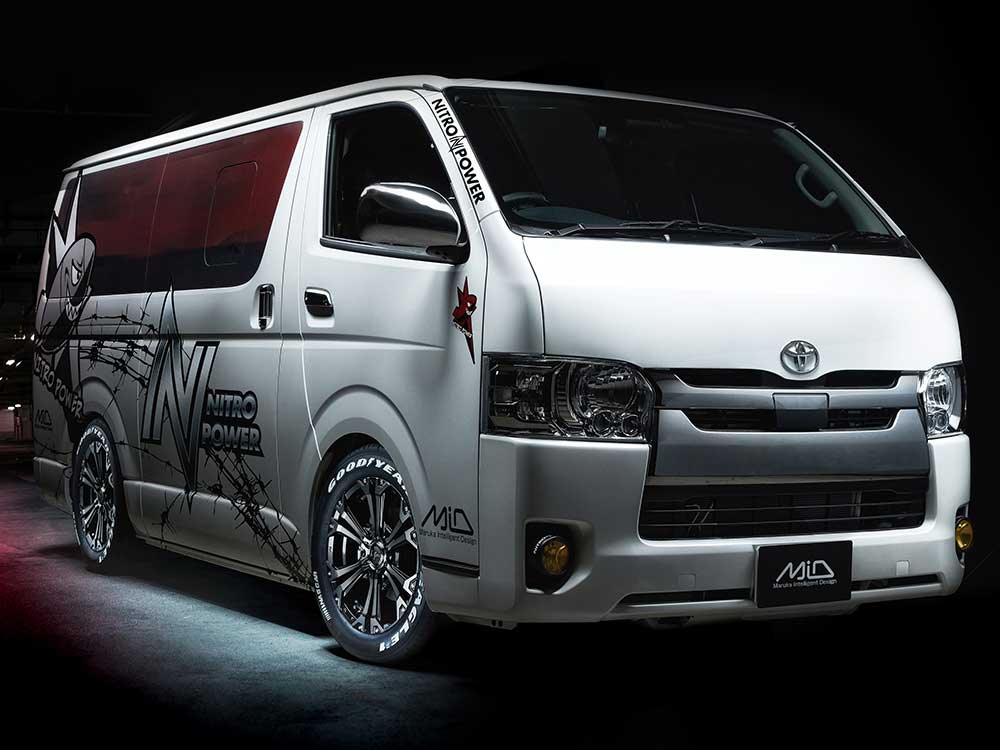NITRO POWER/JAVELIN FJクルーザー GSJ15W アルミホイール1本【17×8.0J 6-139.7 INSET20 SBK】の画像