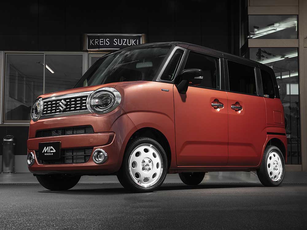 マルカサービス MID WHEELS/maneki N-ONE JG1/2 アルミホイール1本【15