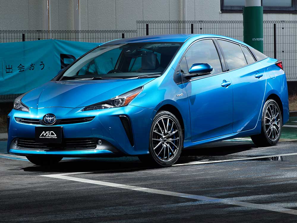 マルカサービス MID WHEELS/RX27 プリウスPHV ZVW52 アルミホイール2本