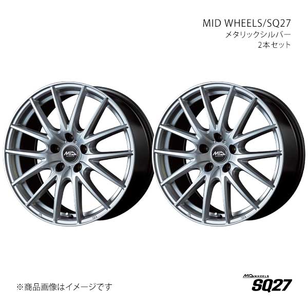 MID WHEELS/SQ27 アルミホイール2本セット【15×6.0J 5-114.3 INSET45 MSI】MID WHEELS/SQ27 M826560573450100×2