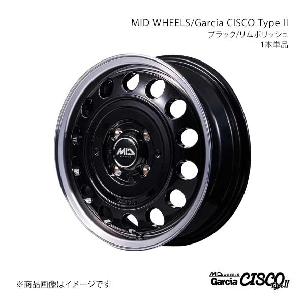 マルカサービス MID WHEELS/ガルシアシスコ タイプ2 アルミホイール1本