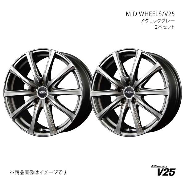 マルカサービス MID WHEELS/V25 NX 20系 アルミホイール2本セット【18