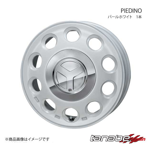 MONZA JAPAN PIEDINO ホイール1本 ムーヴラテ L550S/L560S【15×4.5J 4 100 INSET45 パールホワイト】 :mnz qq e f2 h 12300s:車楽院