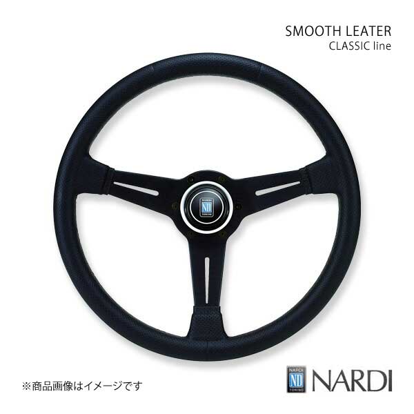 NARDI CLASSIC LEATHER PUNCHING LEATHER SPORTS TYPE A パンチングレザー REDステッチ 直径360mm N750