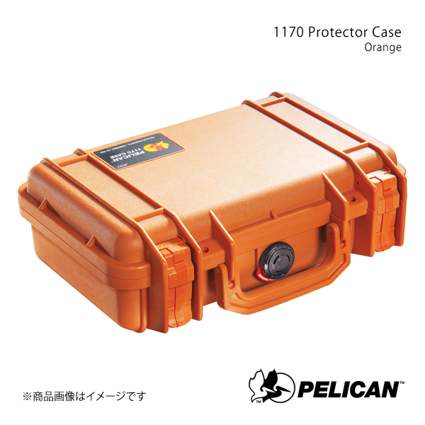 PELICAN PRODUCTS - PELICAN 伽藍鳥 プロテクターツールケース オレンジ色 0.8kg 1170 Protector Case Orange 19428094256 アウトドア、釣り、旅行用品-スーツケース、キャリーバッグ