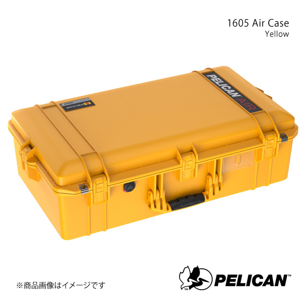 PELICAN ペリカン プロテクターツールケース エアケース イエロー 5.3kg 1605 Air Case With Foam Yellow 19428175757