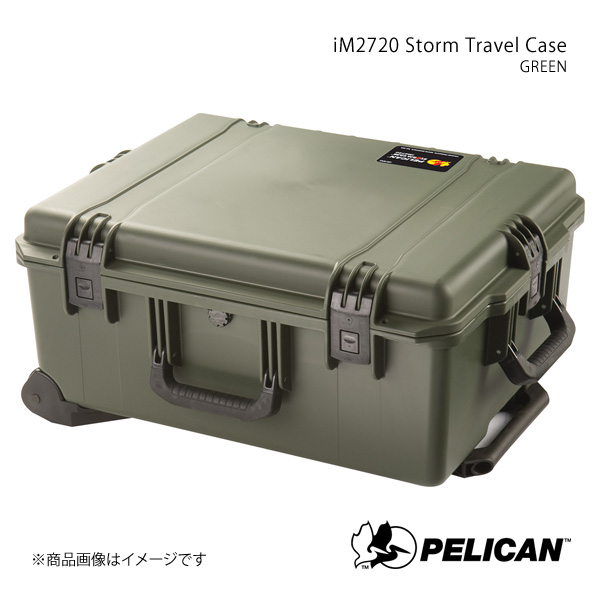 PELICAN ペリカン プロテクターツールケース グリーン 10kg iM2720 Storm Travel Case With Foam GREEN