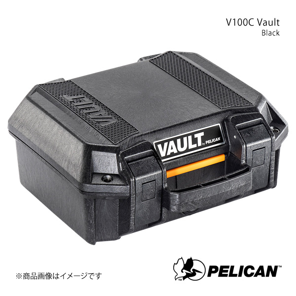 PELICAN ペリカン 耐衝撃ケース With 1.6kg Vault V100C ブラック