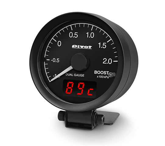 pivot ピボット DUAL GAUGE RS ブースト計Φ60 ワゴンR MH34S DRX-B｜syarakuin-shop｜02