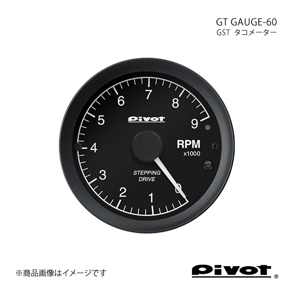 pivot ピボット GT GAUGE-60 タコメーターΦ60 ミラ イース LA300/310S GST｜syarakuin-shop