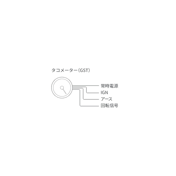 pivot ピボット GT GAUGE-60 タコメーターΦ60 アクティトラック/アクティバン HA8/9 GST｜syarakuin-shop｜05