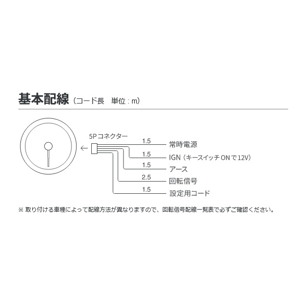 pivot ピボット GT GAUGE-80 タコメーター(白)Φ80 アクティトラック/アクティバン HA8/9 GST-8｜syarakuin-shop｜04