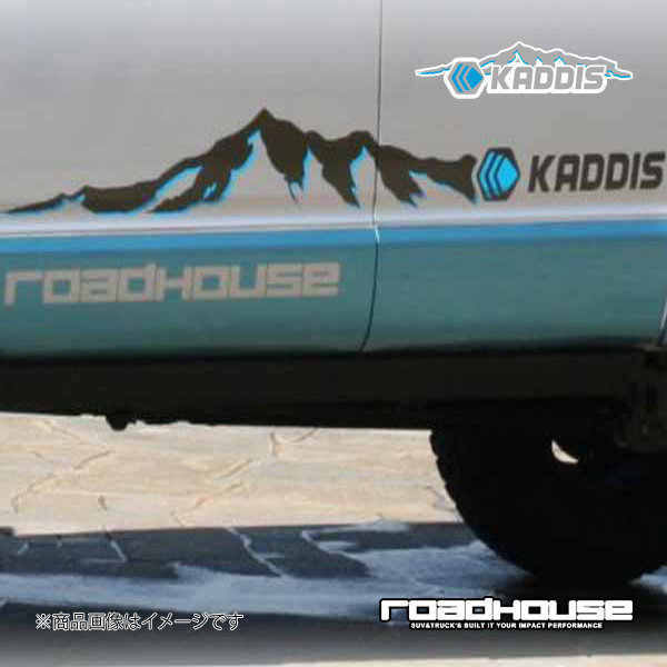 ROAD HOUSE ロードハウス サイドデカール 1600 ガンメタ/ブルー 左右1台分セット KADDIS カディス KD ET11031 :road qq e f2 h 324s:車楽院