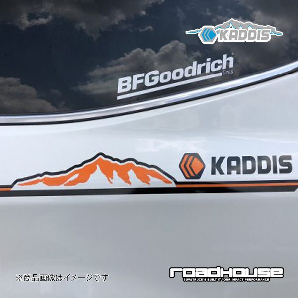 ROAD HOUSE ロードハウス GRAPHIC-LINE ブラック×ロゴ：オレンジ KADDIS カディス KD-ET11026