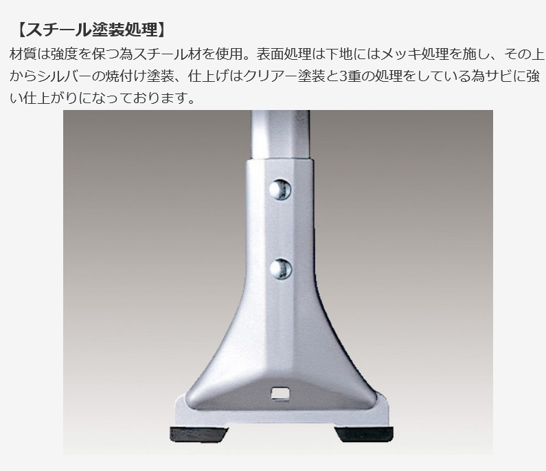 Rocky+ ロッキープラス SAシリーズ アルミ＋スチール塗装製ルーフキャリア 4本脚・ジョイントタイプ 雨ドイ挟み込みタイプ SA-01