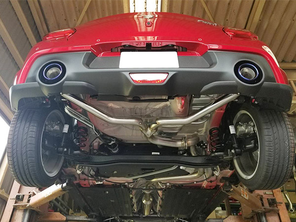 R's Racing/アールズレーシング RRP ハイパフォーマンスマフラー1-R