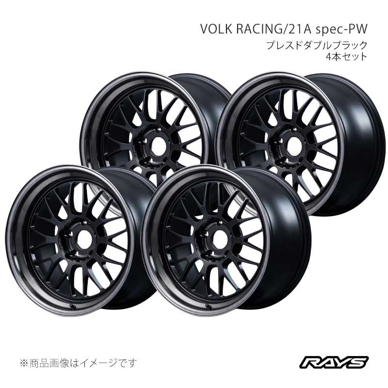 RAYS - レイズ ボルクレーシング 21A 仕樣PW 軽銀車輪4本仕掛ける【18×10.5J 5-120 INSET22 PW】03828052221PW×4 車、バイク、自転車-自動車