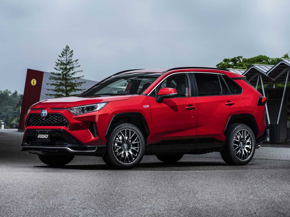 RAYS レイズ ホムラ 2x9プラス RAV4 MXAA54 フロント/リア共用 アルミ