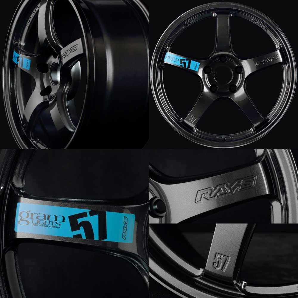 RAYS レイズ グラムライツ 57CR SPEC M ZR-V RZ4 アルミホイール2本