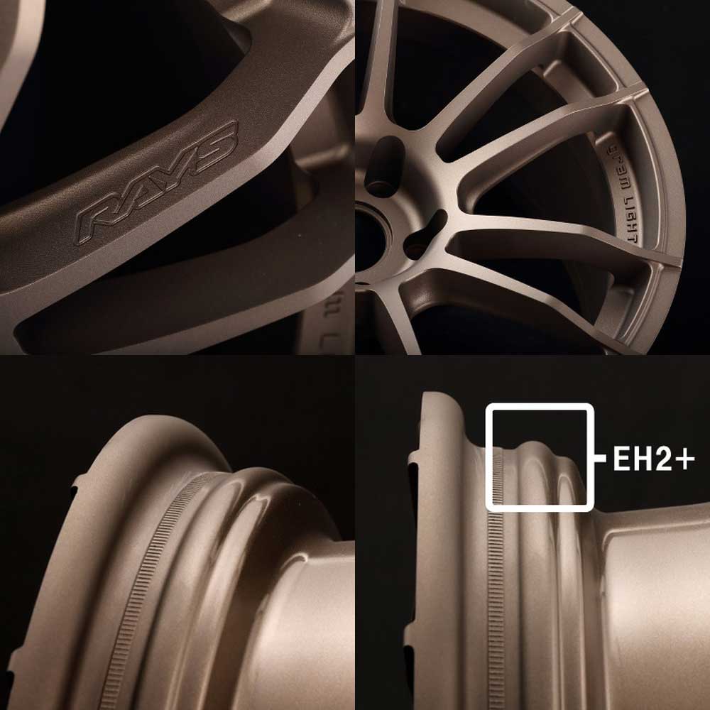 RAYS レイズ グラムライツ 57XR フェアレディZ RZ34 アルミホイール2本
