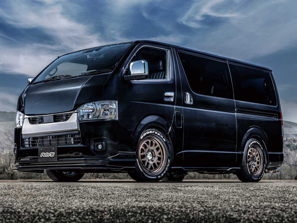 RAYS レイズ エーラップ A-LAP-07X ハイエース TRH224W アルミホイール